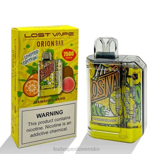 Lost Vape Review - Lost Vape Orion bar na jedno použitie | 7500 šluk | 18 ml | 50 mg 40V897 havajský tresk